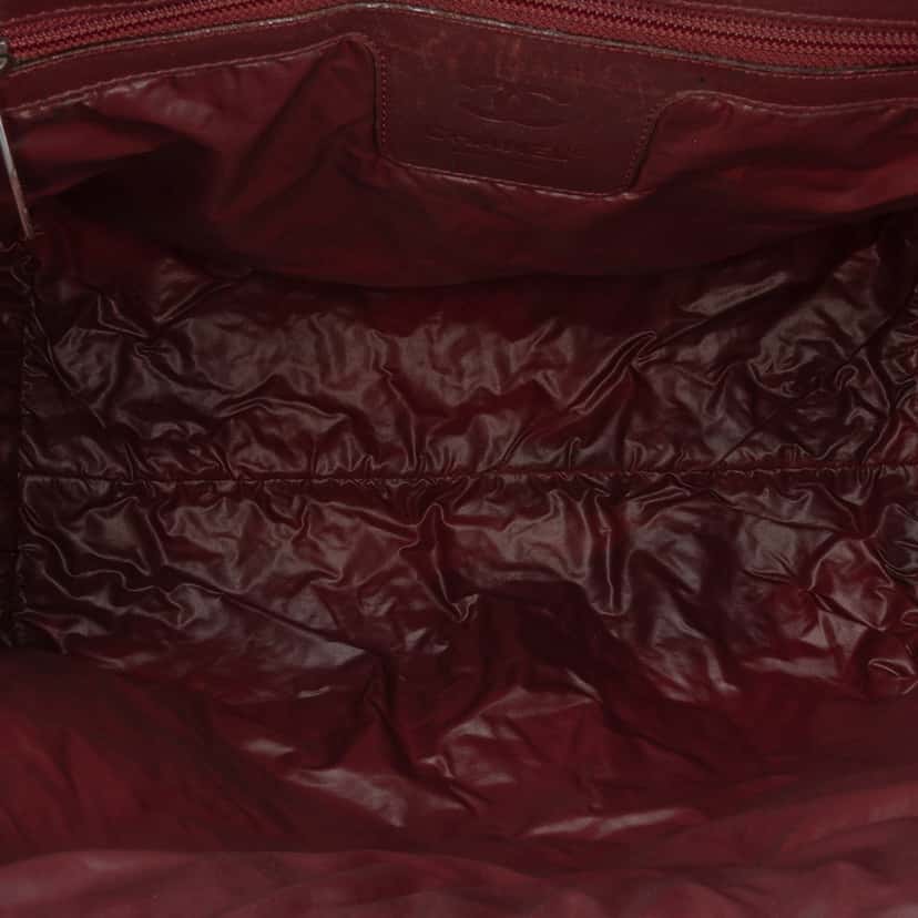 Chanel Quilted Nylon Coco Cocoon Bowler Bag Black Good condition - Model View