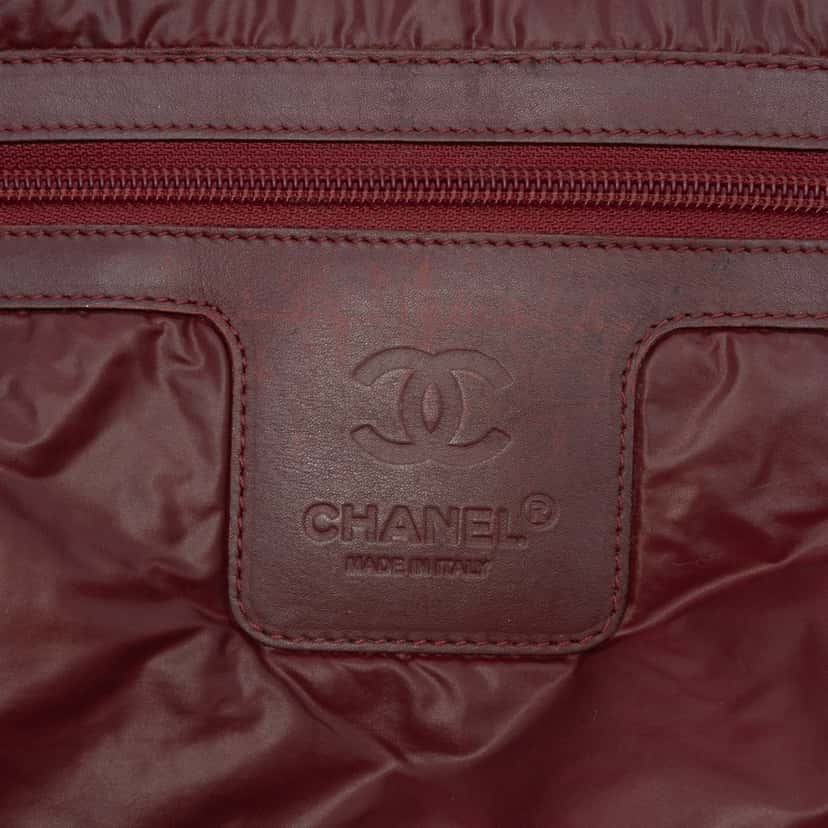 Chanel Quilted Nylon Coco Cocoon Bowler Bag Black Good condition - Box View