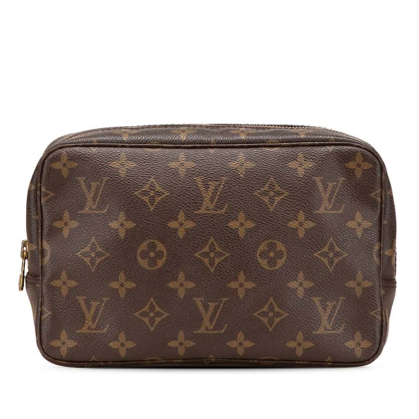 Louis Vuitton Monogram Trousse Toilette 23 Brown Canvas Good condition - Front View