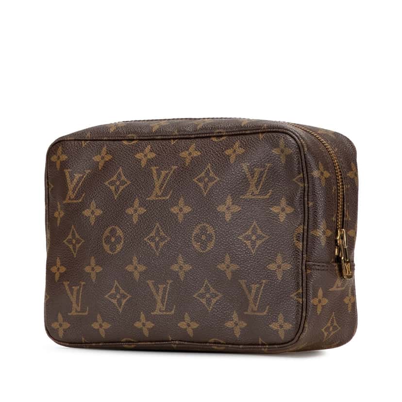 Louis Vuitton Monogram Trousse Toilette 23 Brown Canvas Good condition - Back View