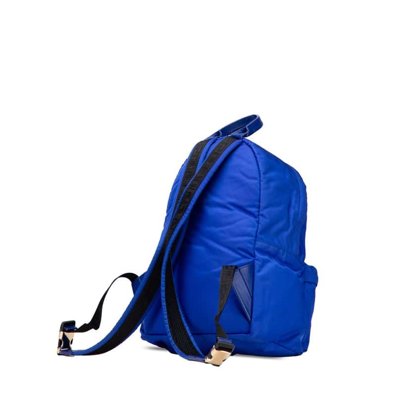 Versace Nylon Medusa Backpack Blue Good condition - Back View