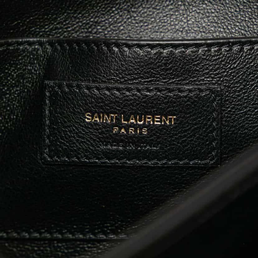 Saint Laurent Medium Tweed Solferino Crossbody Grey Tweed Good condition - Box View