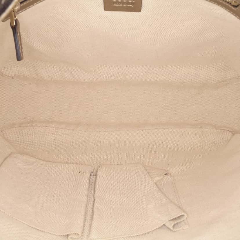 Gucci Diamante Leather Jackie O Bouvier Shoulder Bag Gold Leather Good condition - Model View