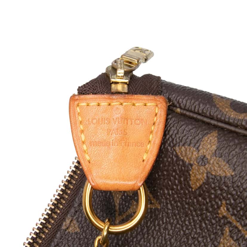 Louis Vuitton Monogram Mini Pochette Accessoires Brown Canvas Good condition - Box View