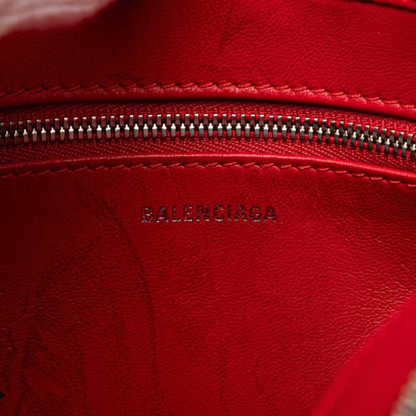 Balenciaga S Leather Triangle Duffle Bag Black Leather Good condition - Box View