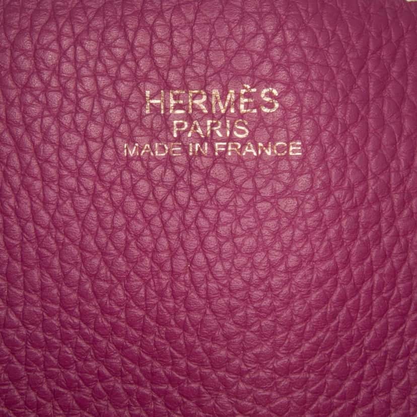 Hermès Clemence Double Sens 36 Brown Leather Good condition - Box View
