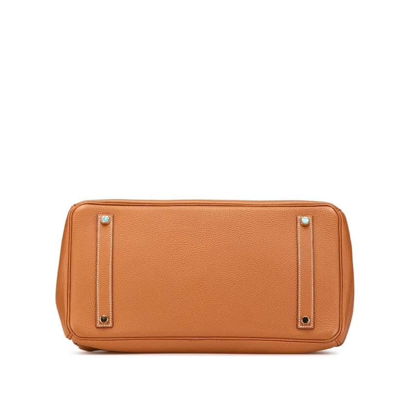 Hermès Togo Birkin Retourne 35 Brown Leather Good condition - Inside View