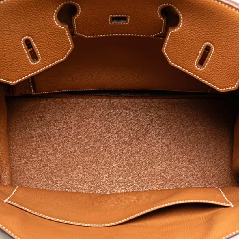 Hermès Togo Birkin Retourne 35 Brown Leather Good condition - Model View