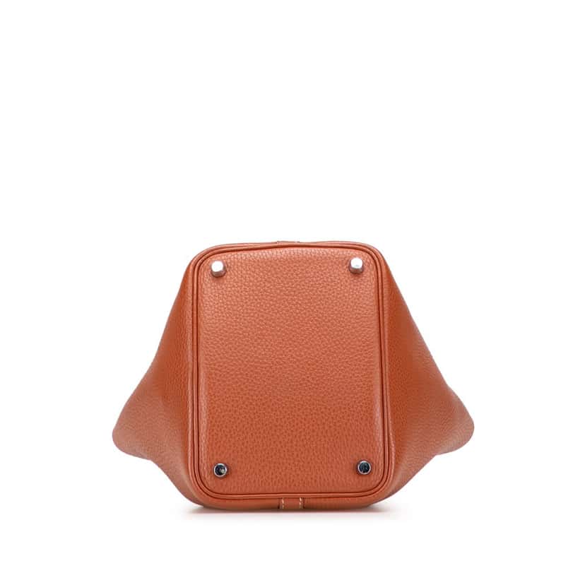 Hermès Clemence Picotin Lock 18 Brown Leather Good condition - Inside View