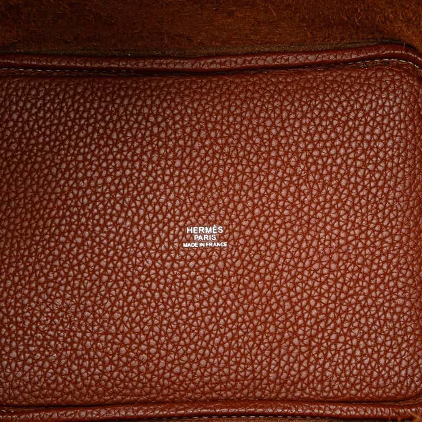 Hermès Clemence Picotin Lock 18 Brown Leather Good condition - Model View