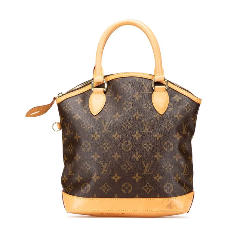 Louis Vuitton Monogram Lockit PM Brown Canvas Good condition - Front View