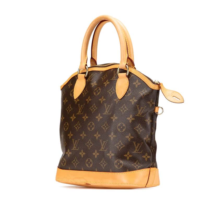 Louis Vuitton Monogram Lockit PM Brown Canvas Good condition - Back View