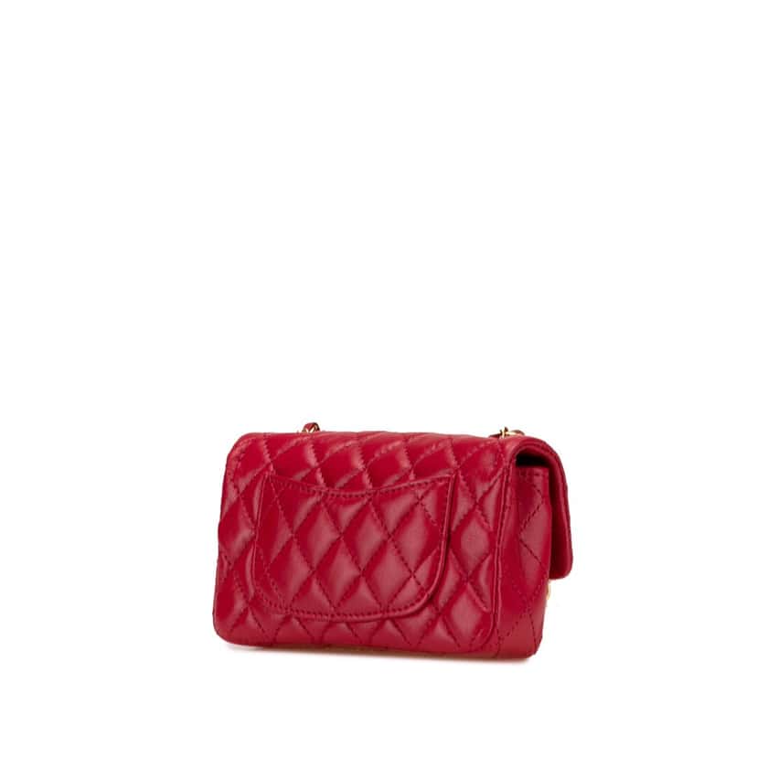 Chanel Limited Edition Success Story Quilted Lambskin Trunk Set of 4 Mini Bags Red Leather Good condition - Inside View
