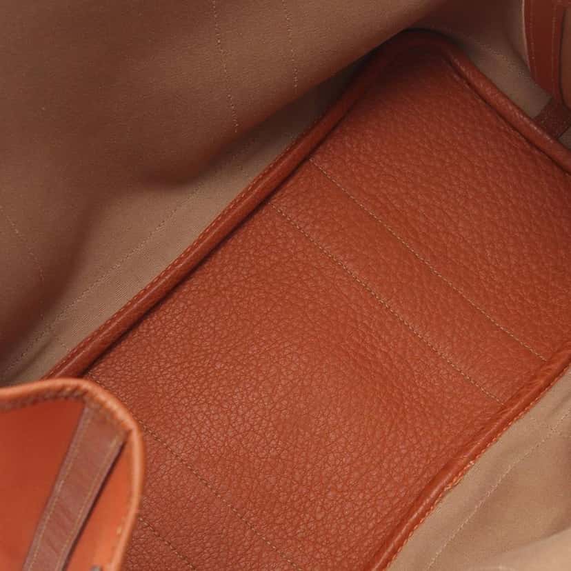 Hermès Toile and Negonda Garden Party 36 Orange Canvas Good condition - Inside View