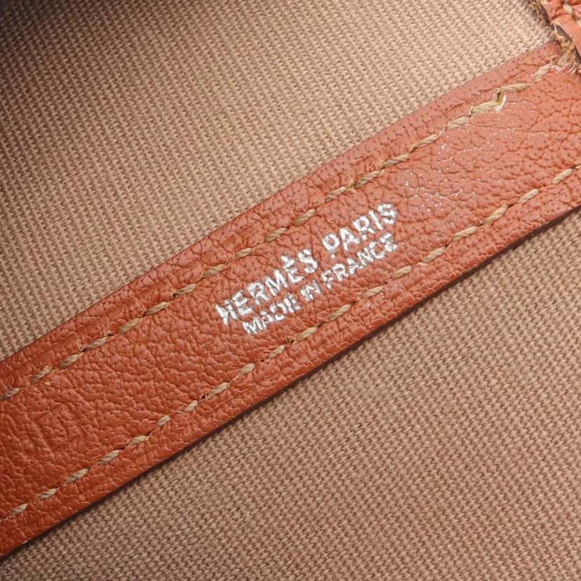 Hermès Toile and Negonda Garden Party 36 Orange Canvas Good condition - Model View