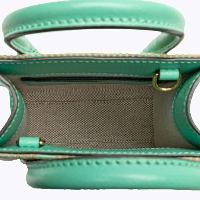 Gucci Mini Jumbo GG Canvas Interlocking G Satchel Brown Canvas Good condition - Model View