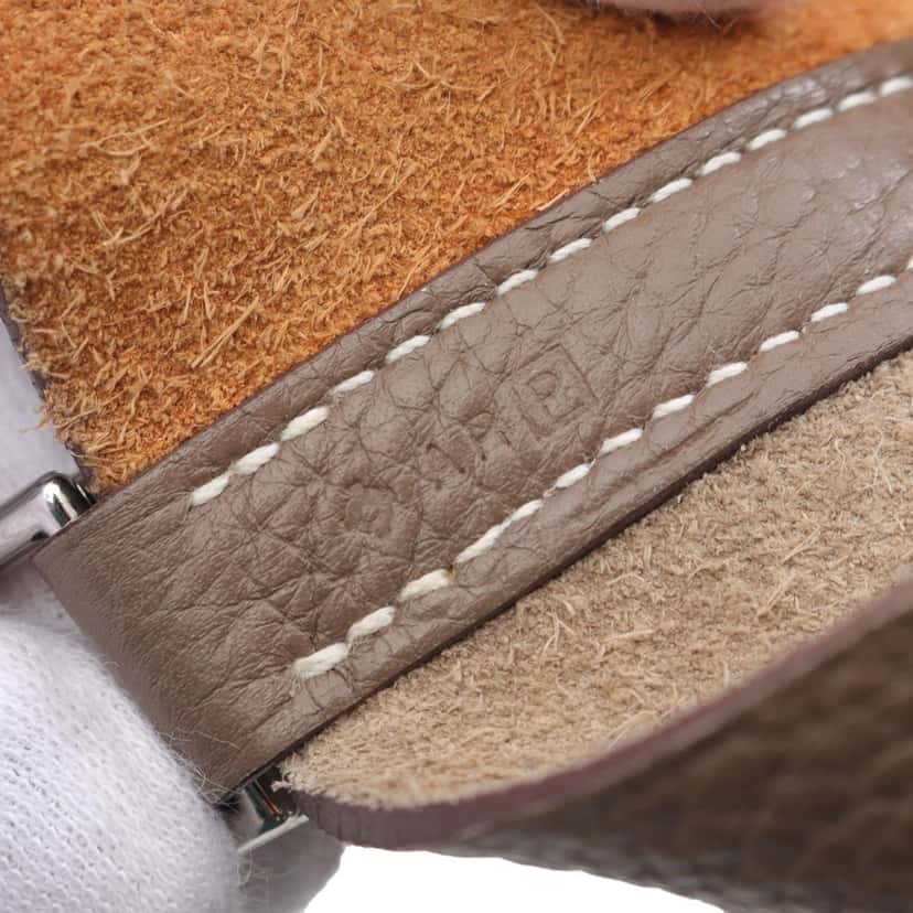 Hermès Bicolor Clemence Picotin Lock 22 Brown Leather Good condition - Box View