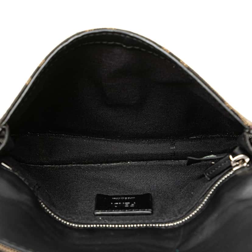 Fendi Zucca Canvas Convertible Belt Bag Brown Canvas Fair condition - Model View