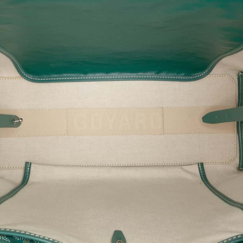 Goyard Goyardine Bellechasse PM Green Canvas Good condition - Model View
