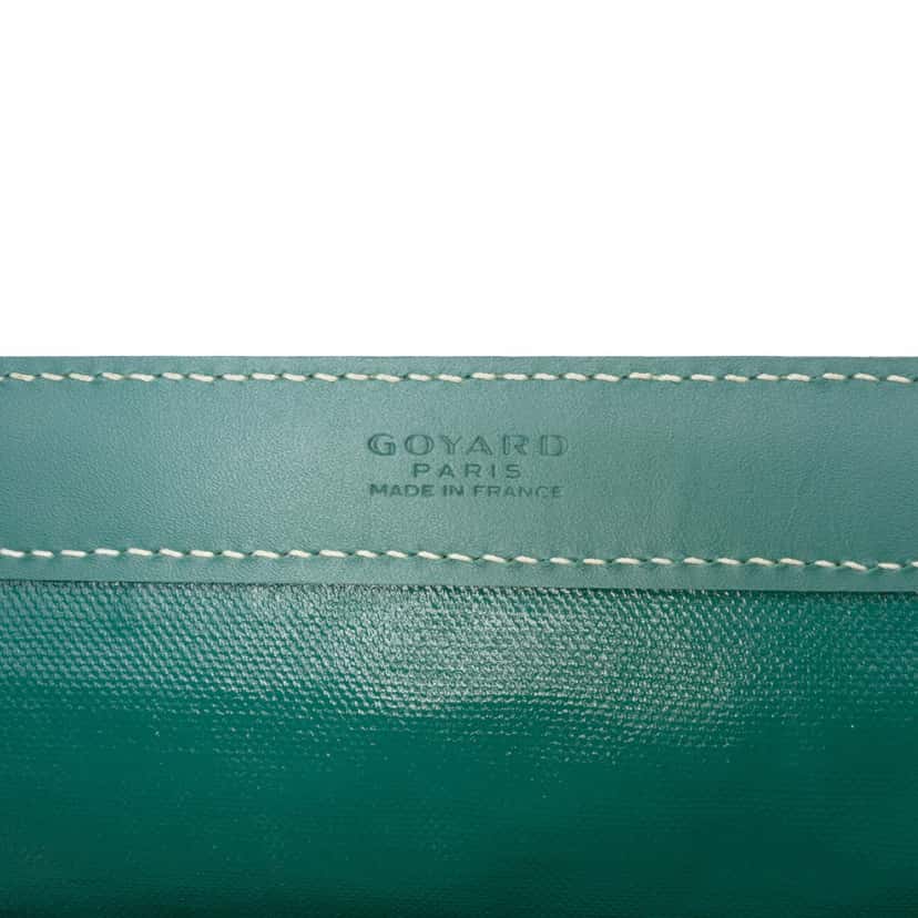 Goyard Goyardine Bellechasse PM Green Canvas Good condition - Box View
