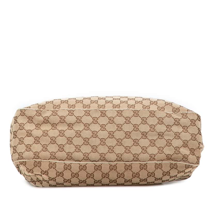Gucci GG Canvas Sukey Tote Brown Canvas Good condition - Inside View