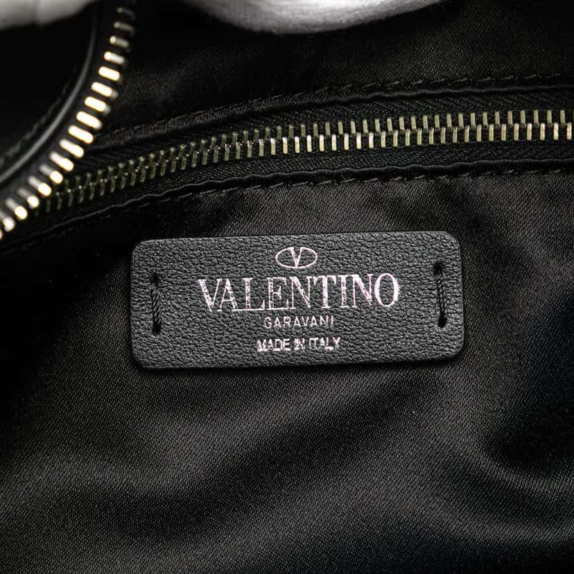 Valentino Leather VLTN Pouch Black Leather Good condition - Box View