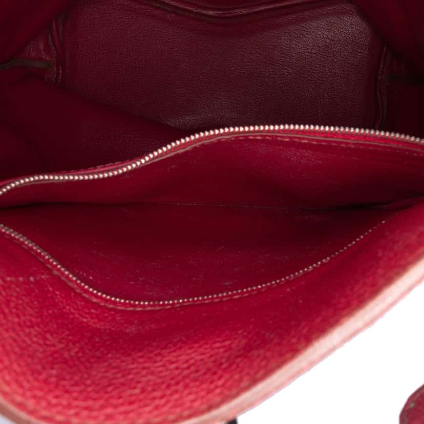 Hermès Togo So Kelly 26 Red Leather Good condition - Box View