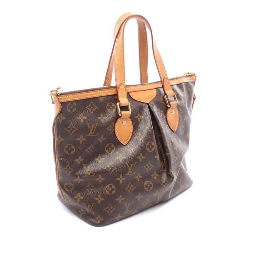 Louis Vuitton Monogram Palermo PM Brown Canvas Good condition - Back View