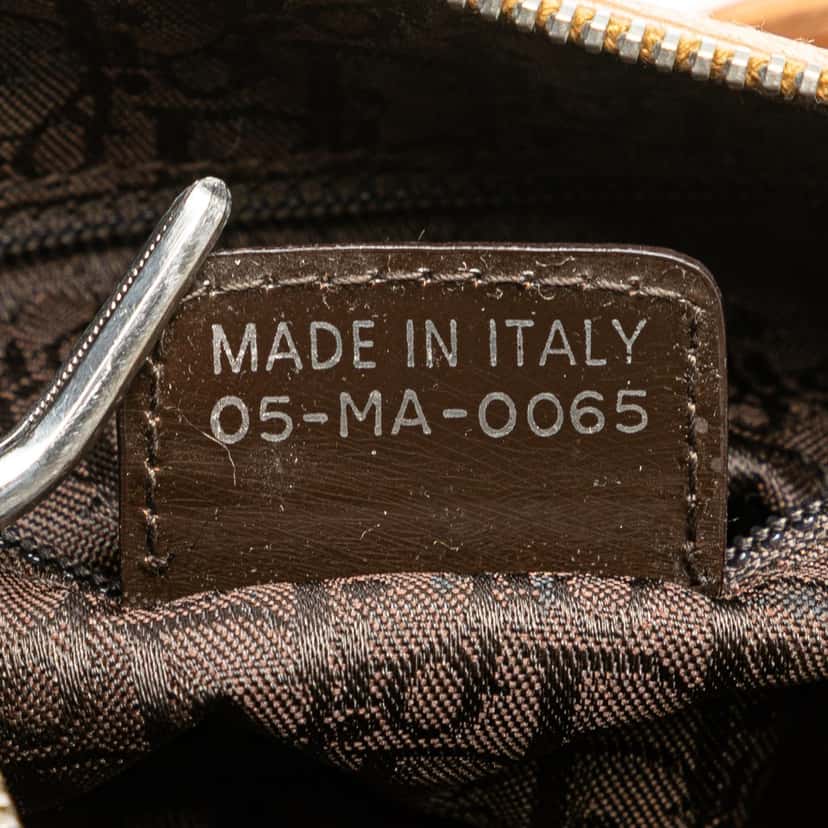 Dior Leather East West Flight Shoulder Bag Brown Leather Fair condition - Box View