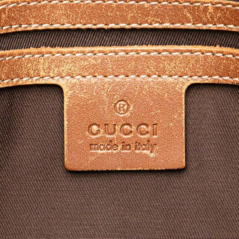 Gucci Medium GG Supreme Joy Boston White Canvas Good condition - Box View