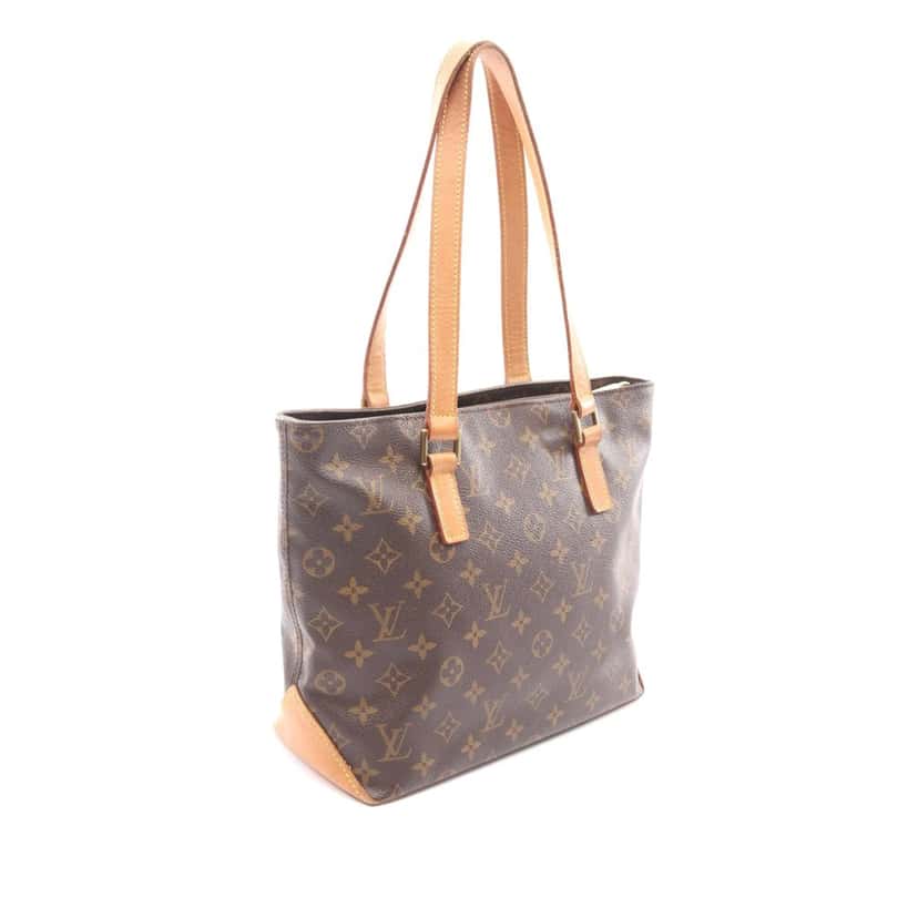 Louis Vuitton Monogram Cabas Piano Brown Canvas Good condition - Back View