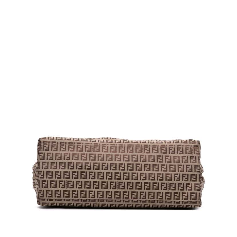 Fendi Zucchino Canvas Handbag Brown Canvas Good condition - Inside View