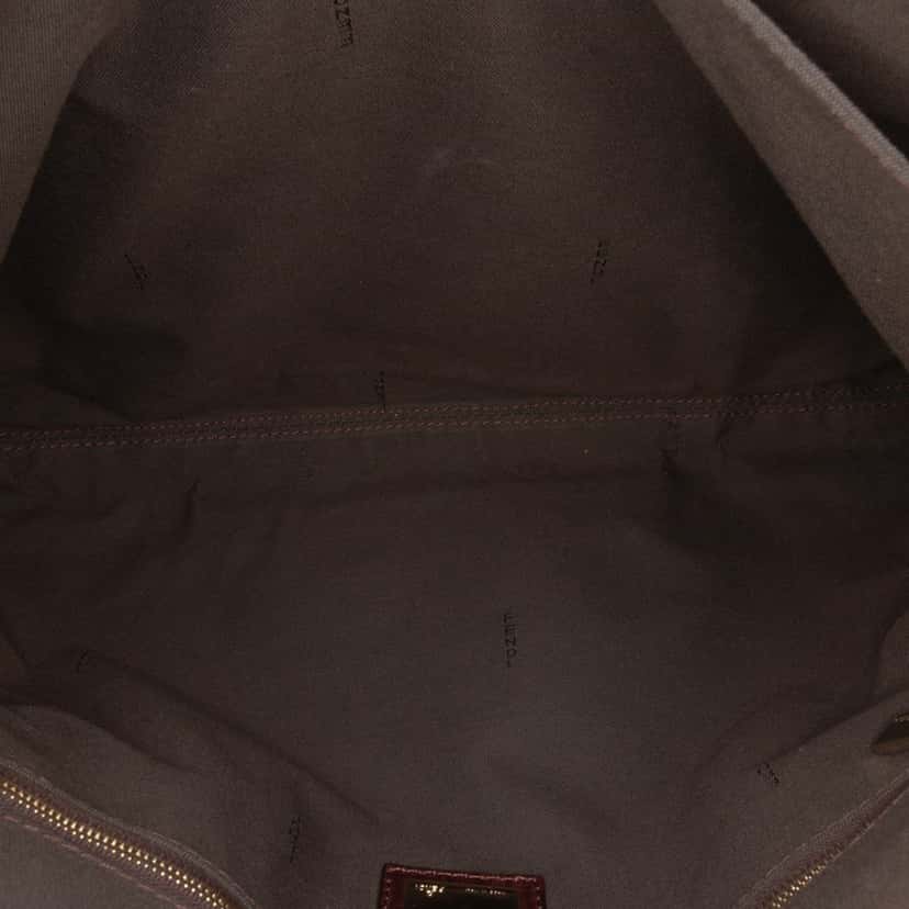 Fendi Zucchino Canvas Handbag Brown Canvas Good condition - Box View
