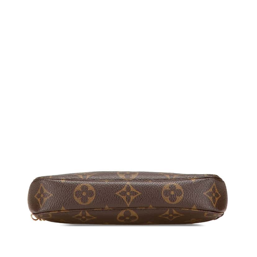 Louis Vuitton Monogram Mini Pochette Accessoires Brown Canvas Good condition - Inside View