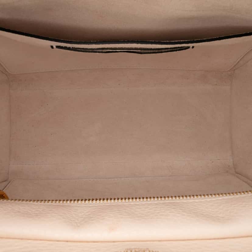 Valentino Medium Leather One Stud Top Handle Bag White Leather Good condition - Model View