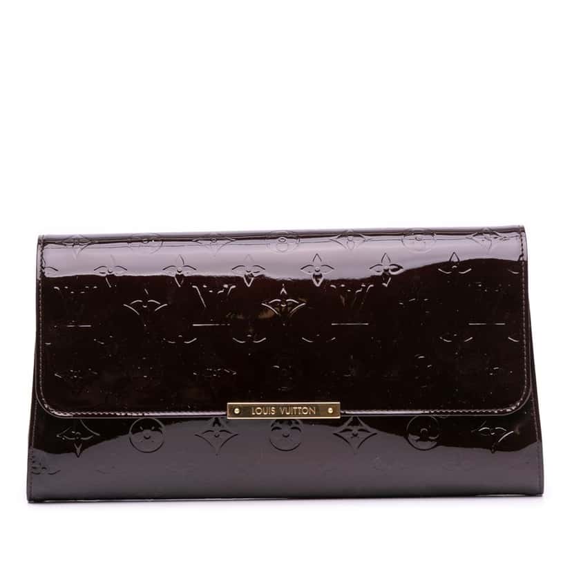 Louis Vuitton Monogram Vernis Robertson Purple Leather Good condition - Front View