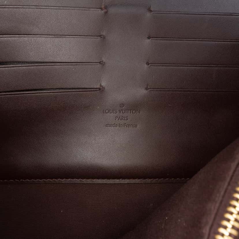 Louis Vuitton Monogram Vernis Robertson Purple Leather Good condition - Box View