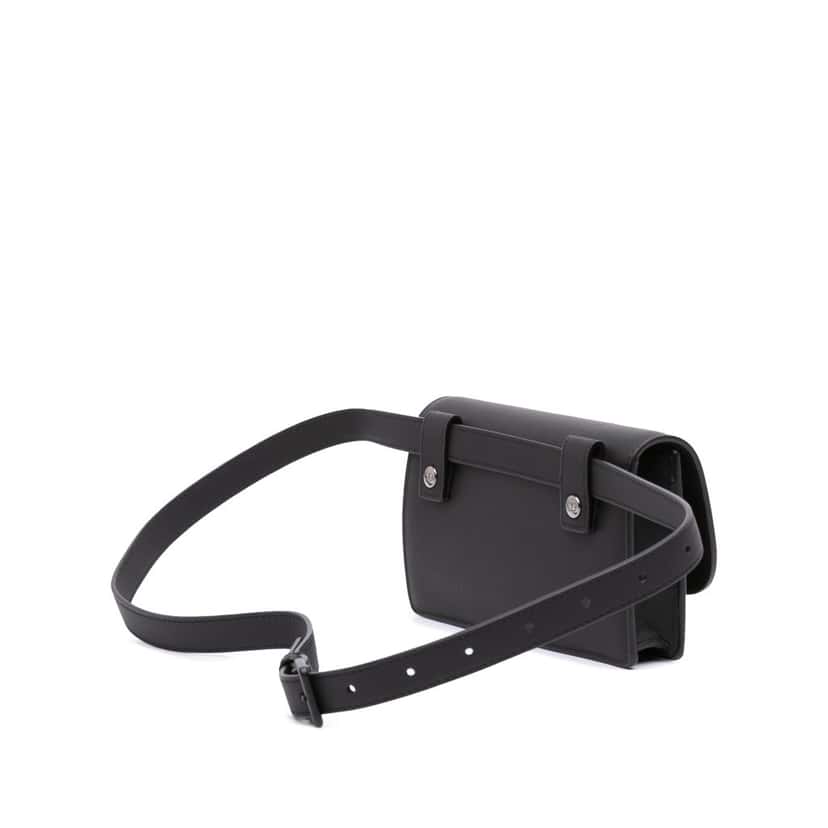 Dior Ultramatte Saddle Belt Bag Black Leather Good condition - Back View