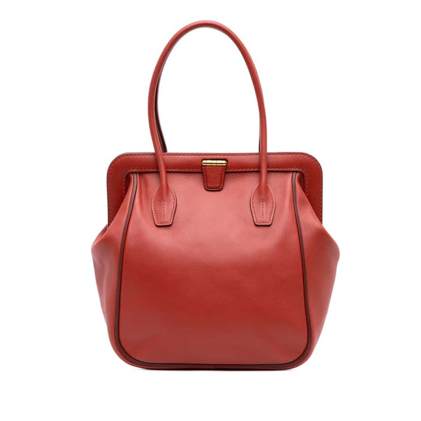 Hermès Evercolor Convoyeur 26 Orange Leather Good condition - Front View