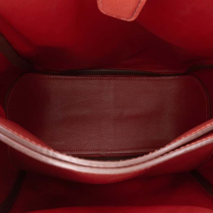 Hermès Evercolor Convoyeur 26 Orange Leather Good condition - Model View