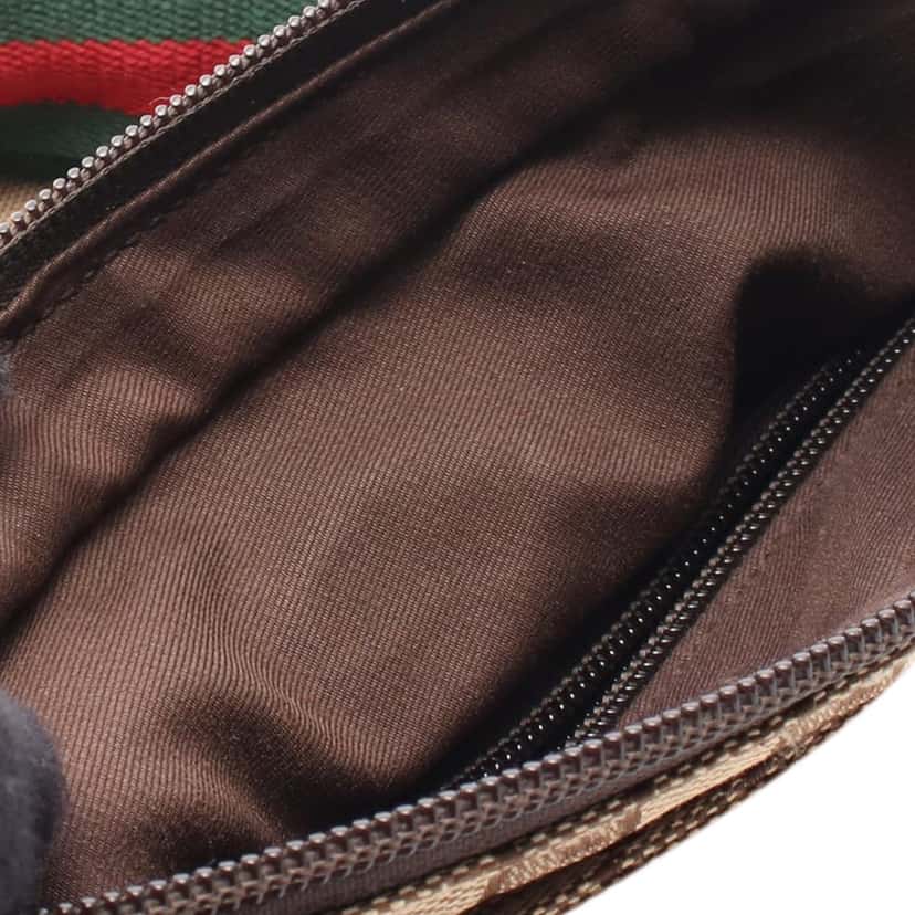 Gucci GG Canvas Web Crossbody Brown Canvas Good condition - Box View