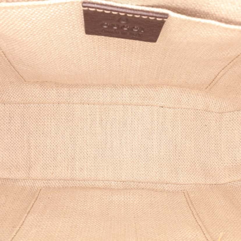 Gucci GG Canvas Webby Bee Camera Bag Brown Canvas Good condition - Model View
