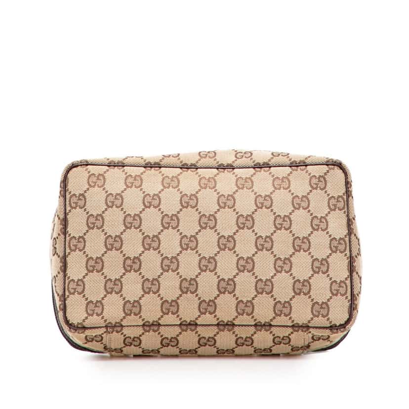 Gucci GG Canvas Vanity Bag Brown Canvas Good condition - Inside View