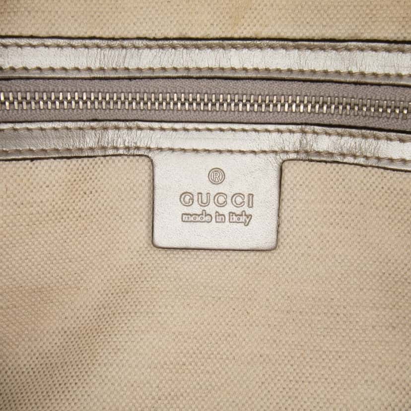 Gucci Medium GG Imprime Joy Boston Bag Gold Canvas Good condition - Box View