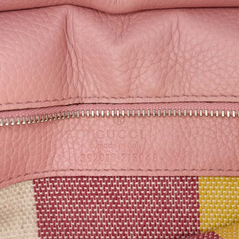 Gucci Medium Leather Bamboo Daily Satchel Pink Leather Good condition - Box View