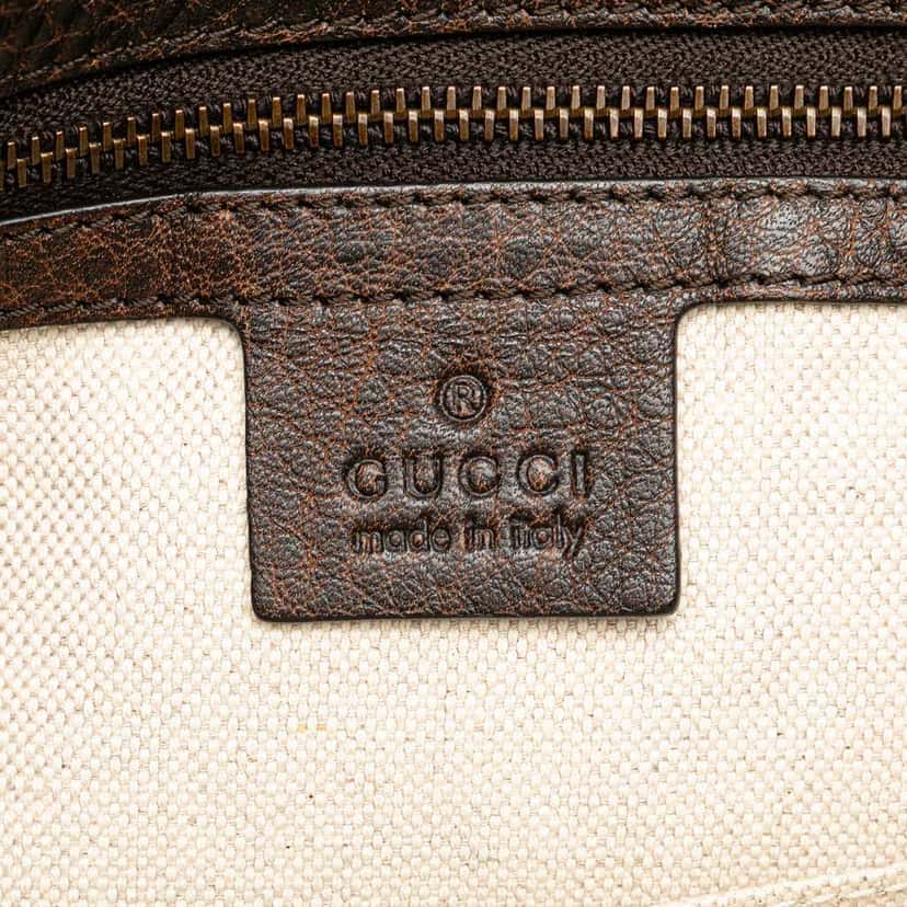 Gucci Medium GG Canvas Laidback Crafty Tote Brown Canvas Good condition - Box View
