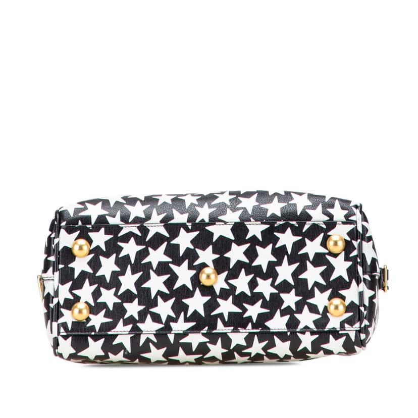 Saint Laurent Baby Star Printed Leather Classic Duffle Satchel Black Leather Good condition - Inside View