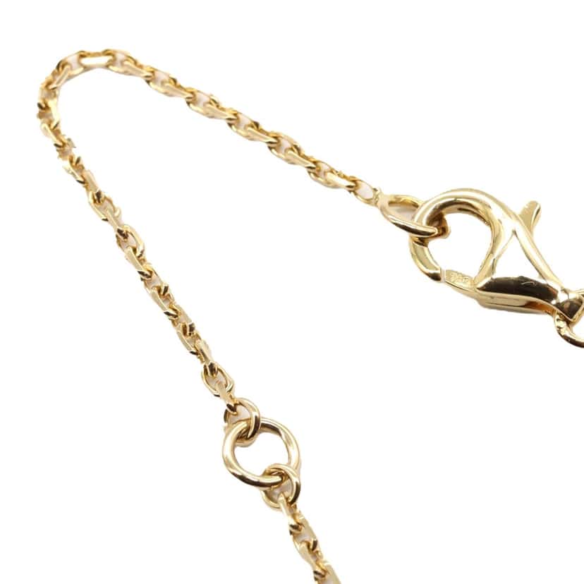 Van Cleef & Arpels 18K Yellow Gold and Onyx Vintage Alhambra Pendant Necklace Gold Gold Good condition - Inside View