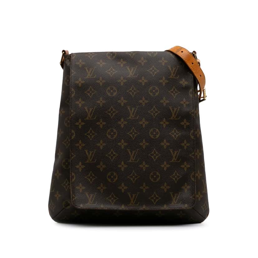 Louis Vuitton Monogram Musette Salsa GM Brown Canvas Good condition - Front View