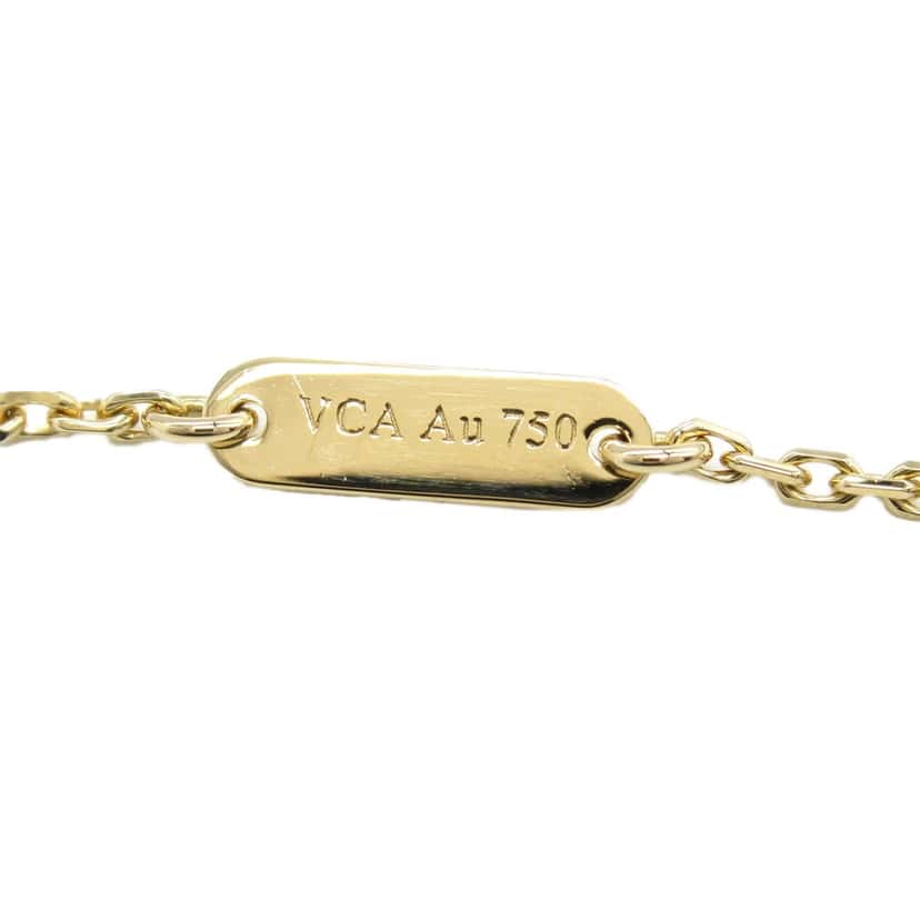 Van Cleef & Arpels 18K Yellow Gold and Onyx Vintage Alhambra Pendant Necklace Gold Gold Good condition - Model View